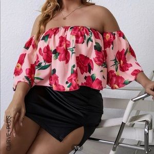 SHEIN floral top